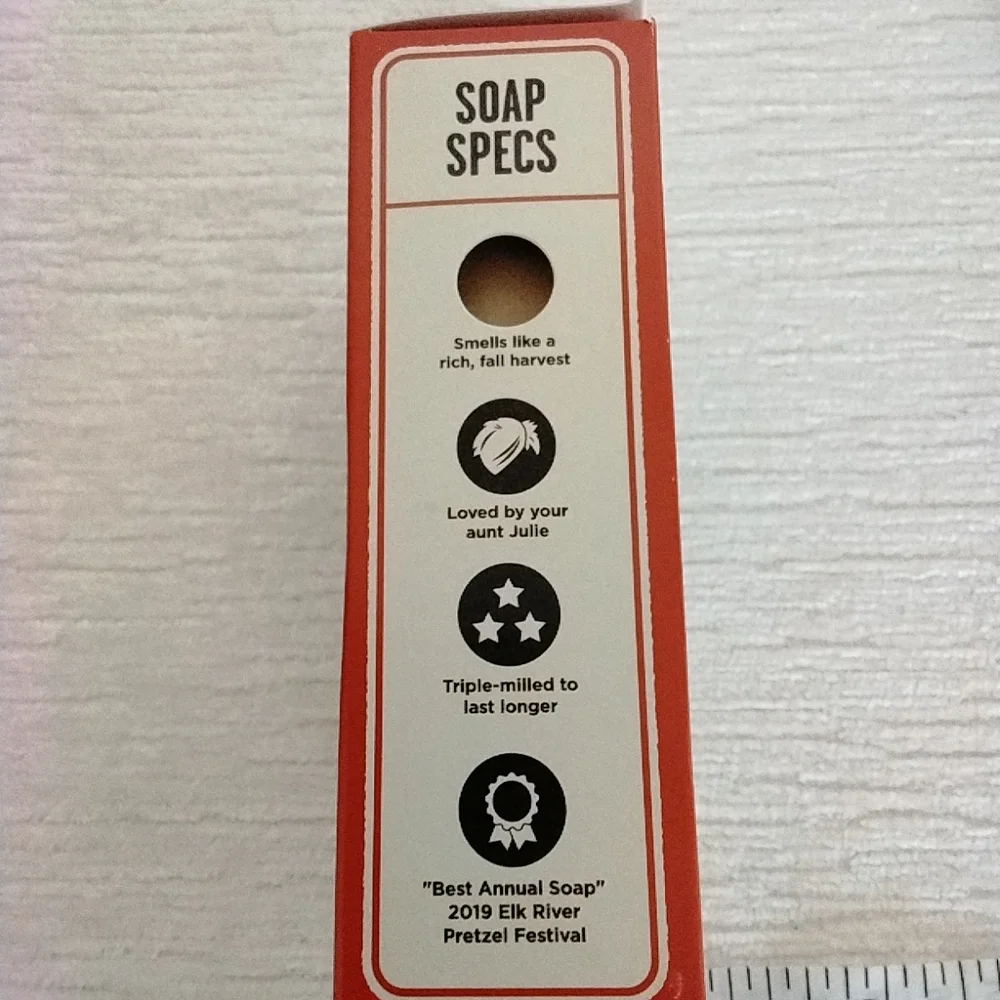 Duke Cannon Pumpkin Spice Latte Scented 10 Ounce Soap Bartripled Milled New